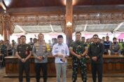 Antisipasi Kerawanan Pemilu Serentak 2024, Pemkab Jepara Gelar Apel Tiga Pilar