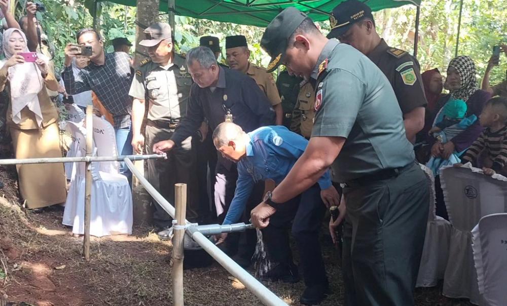 Berkat TNI AD Manunggal Air, Ratusan 350 Warga Margosono Tak Bakal Kekeringan