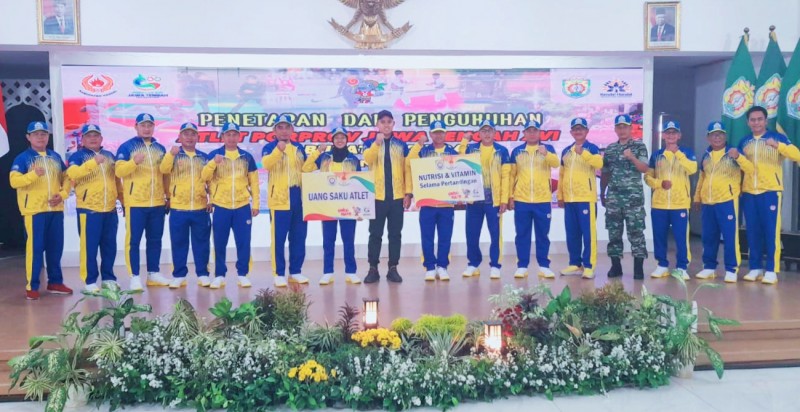 Resmi Dikukuhkan, Ratusan Atlet Kendal Siap Berlaga di Porprov Jateng XVI