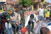 Dampak Fenomena El Nino, BPBD Bersama Kodim 0716/ Demak Kirim Bantuan Air Bersih