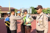 Urai Kemacetan di Kawasan Industri, Polres Jepara Kukuhkan Puluhan Supeltas