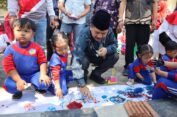Gugus PAUD Tahunan Tanamkan Nasionalisme Melalui Finger Painting