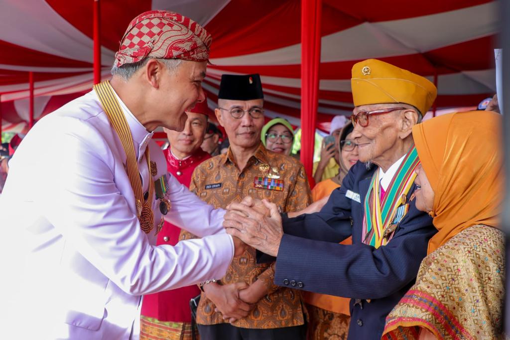 Veteran Pengawal Jenderal Sudirman, dan Jenderal Ahmad Yani Puji Perhatian Pemprov Jateng