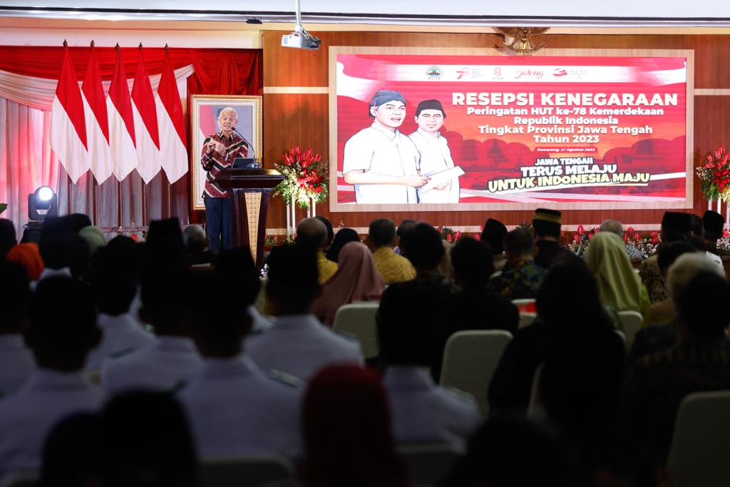 Refleksi 78 Tahun Indonesia, Ganjar; Satu Garis Lurus Dukung Program Nasional