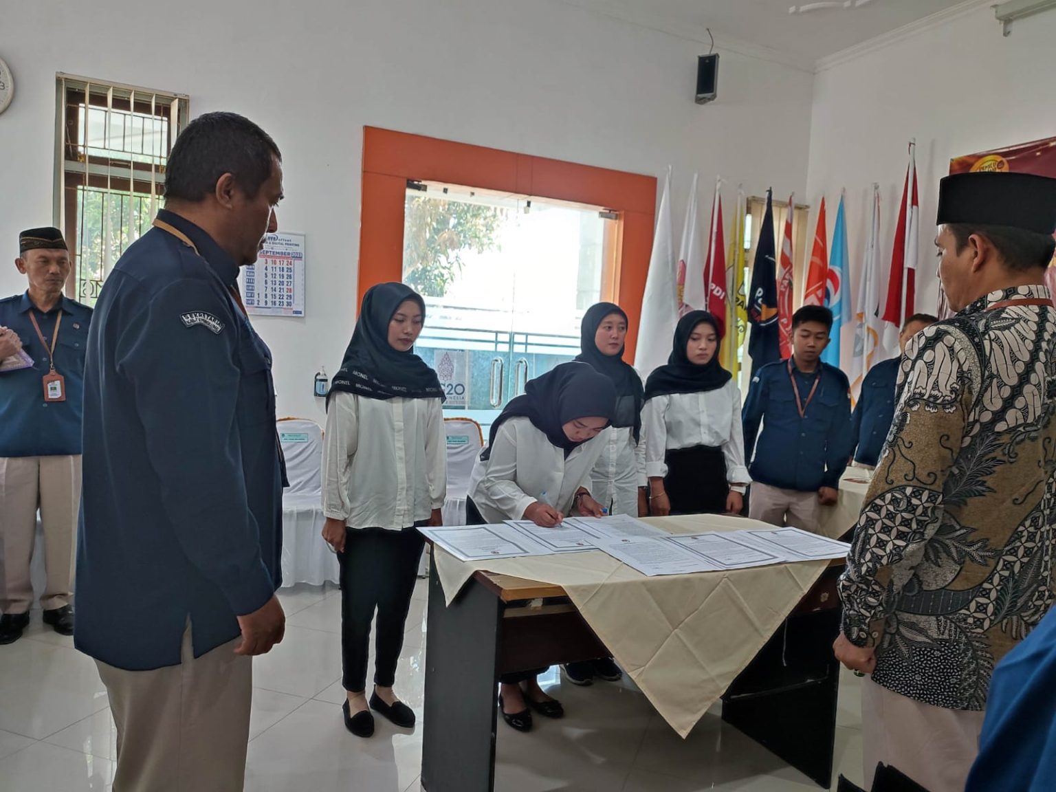 KPU Temanggung Lantik Empat Pengganti Antarwaktu PPS