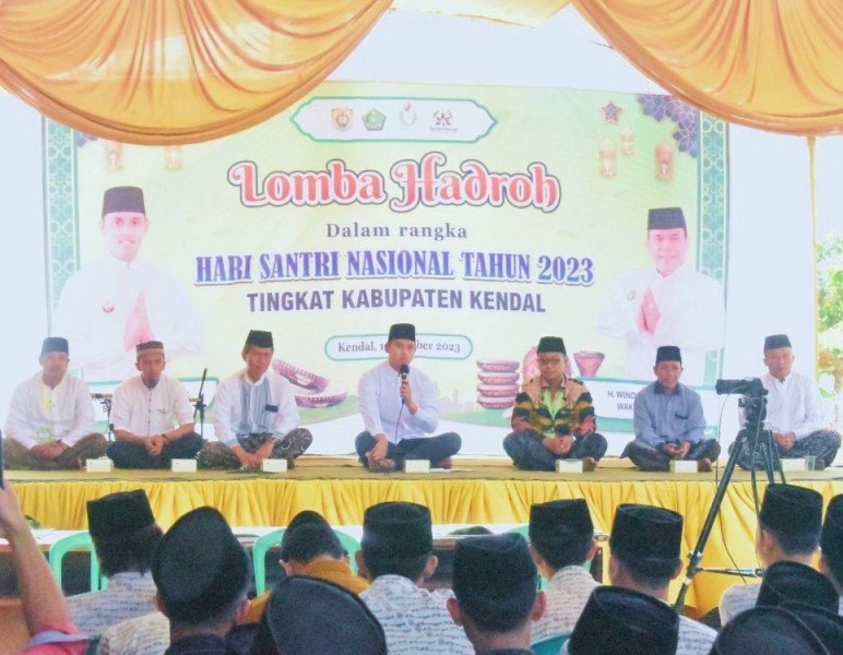 Bupati Kendal Membuka Lomba Hadroh Rangkaian HSN Tahun 2023