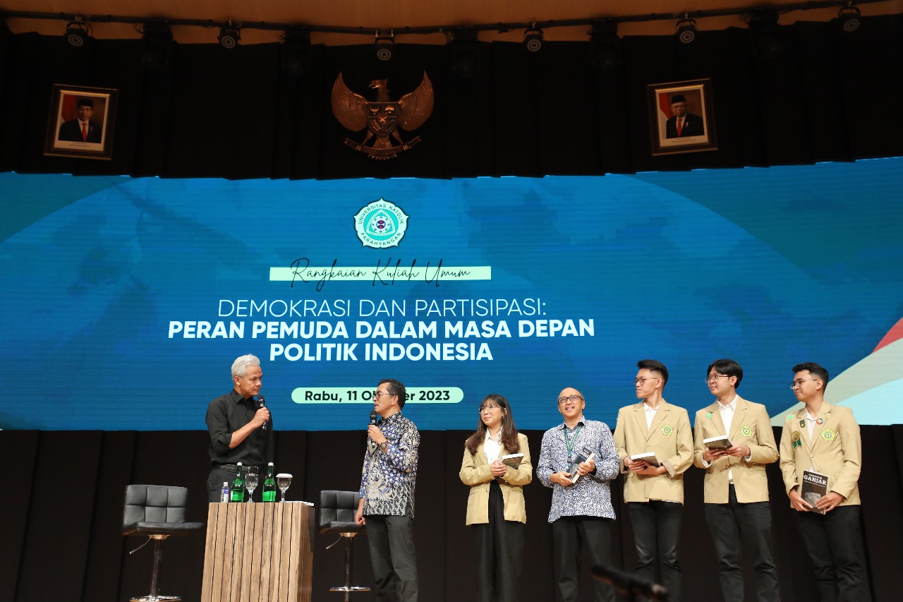 4 Empat Mahasiswa Unpar Bandung Dilamar Ganjar Jadi Tim Sukses
