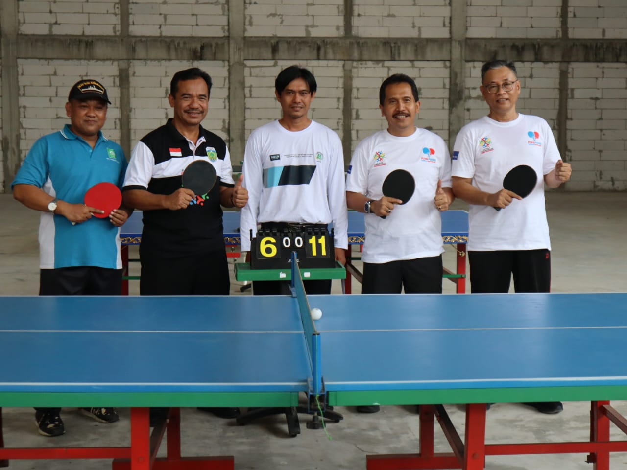 Puluhan Ormas Ikuti Kejuaraan Tenis Meja Kambing Cup