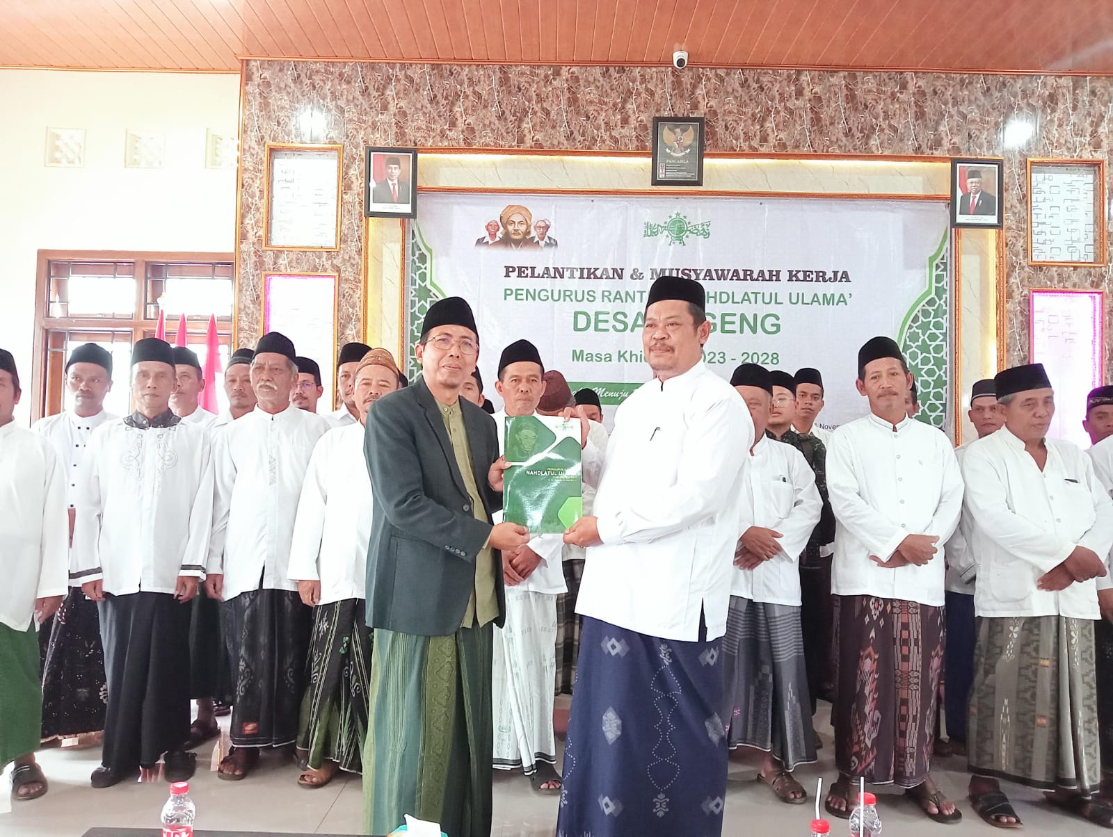 Lantik Pengurus Ranting NU Desa Bageng, Ketua PCNU Berharap Ada Percepatan Program