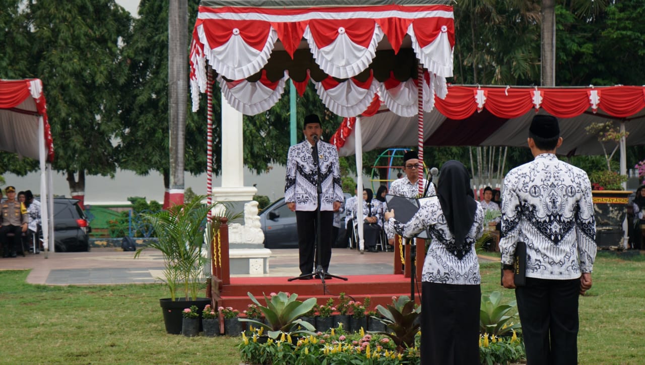 Peringatan HUT Ke-78 PGRI dan HGN 2023, Sekda Jepara: Gunakan Bahasa Jawa untuk Pendidikan Karakter