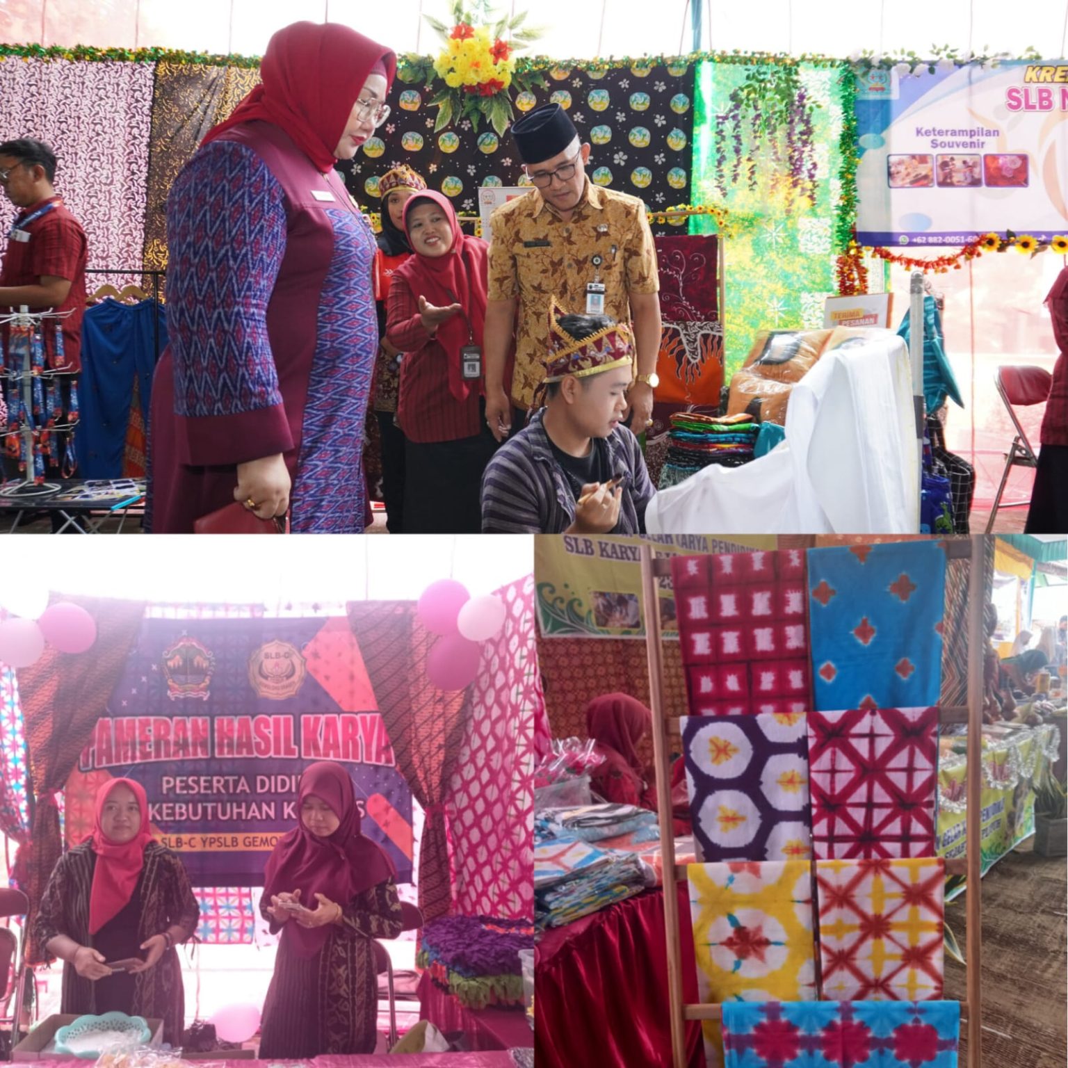 Anak Disabilitas Sragen Hasilkan Batik Kontemporer dan Sibori