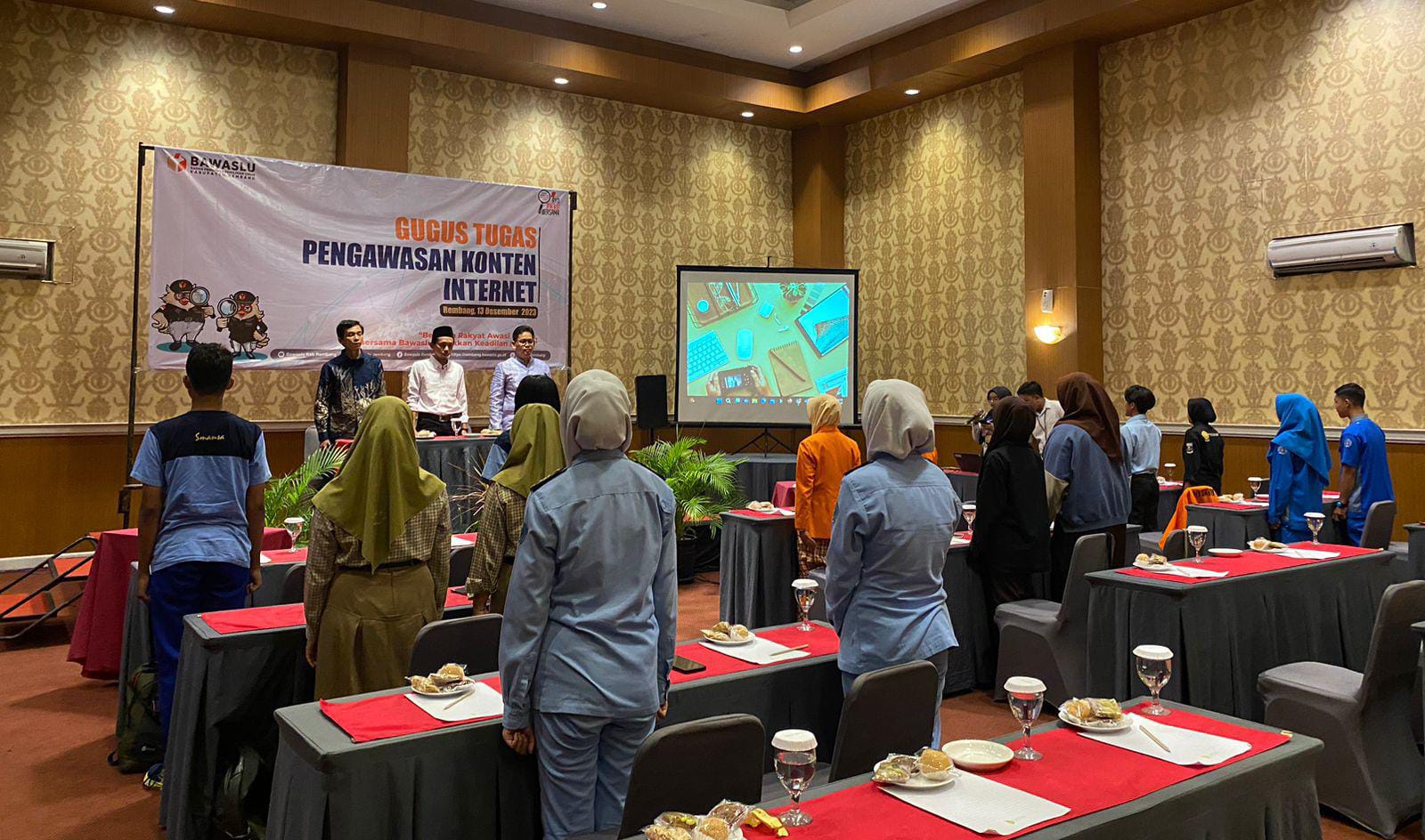 Tingkatkan Literasi Digital, Bawaslu Rembang Ajak Pelajar Lawan Hoaks 