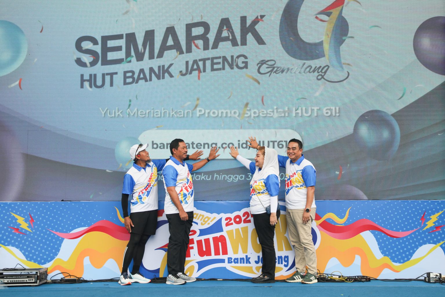 Masuki Usia 61 Tahun, Pj Gubernur Minta Jajaran Bank Jateng Lebih Inovatif