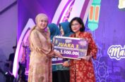 28 TP PKK dan DWP Jateng Ikuti Lomba Merangkai Parsel Produk UMKM Halal