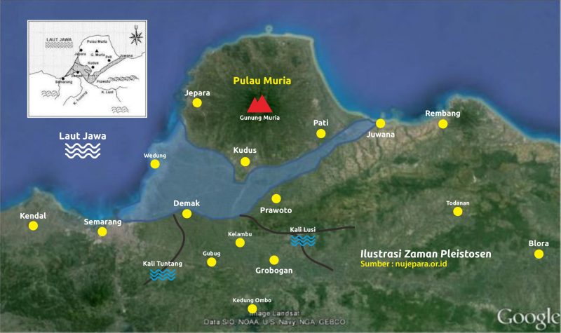 Berikut Sejarah dan Penyebab Selat Muria Menghilang