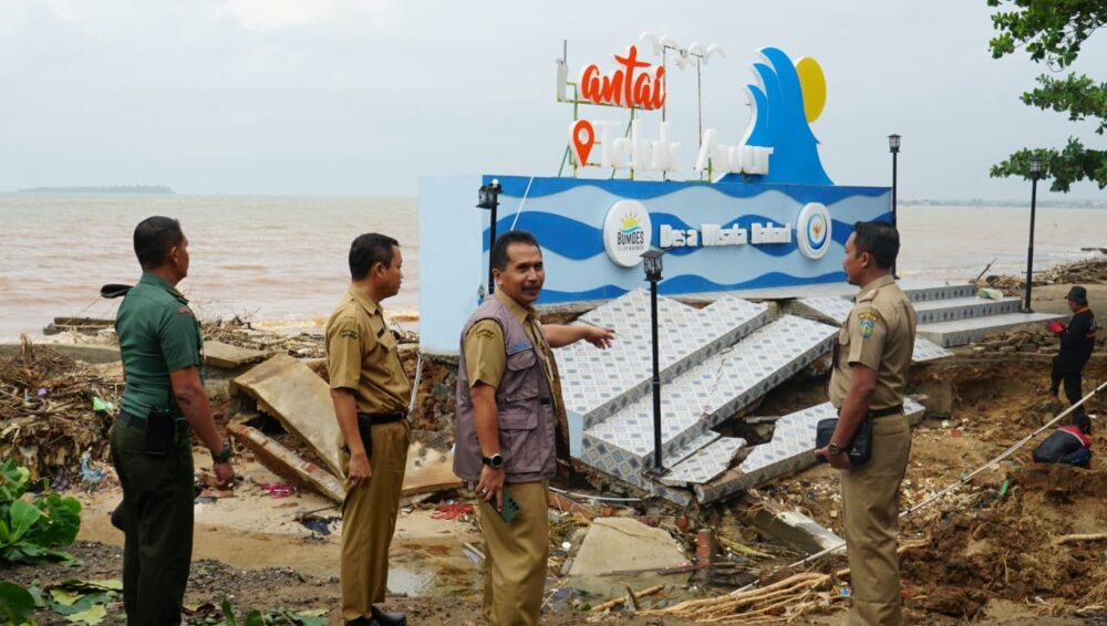 Kerusakan Objek Wisata Telukawur Dikoordinasikan ke Kementerian