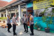 Kapolres Blora Pantau Pos Perbatasan dan Stasiun Kereta Api Cepu