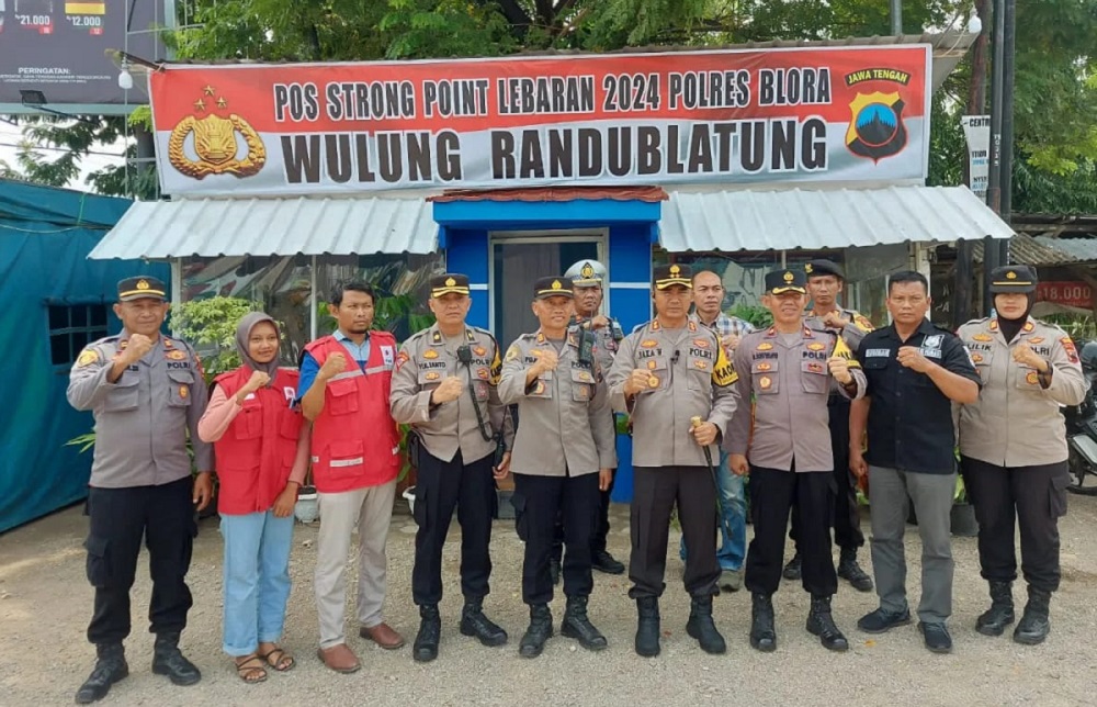 Tinjau Pos Strong Point Lebaran 2024, Ini Kata Kapolres Blora
