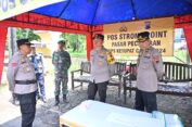 Pantau Pos OKC 2024, Ini Pesan Kapolres Jepara kepada Personel Pospam