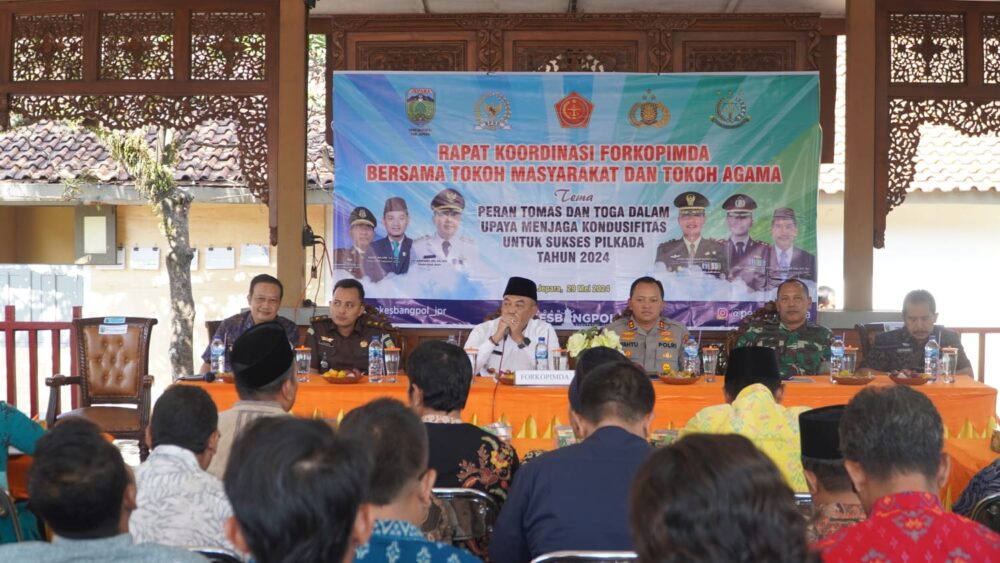 Rakor Forkopimda bersama Toga Tomas, Pj Bupati Jepara: Jaga Kerukunan dan Toleransi