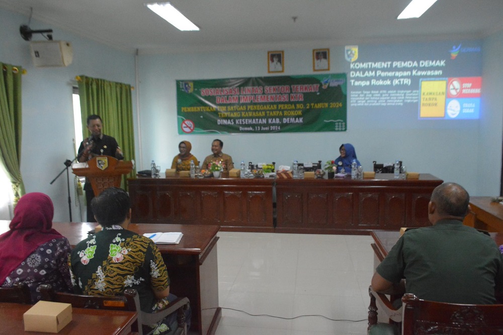 Pemkab Demak Berkomitmen Terapkan Kawasan Tanpa Rokok