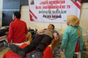 Sambut HUT Ke-78 Bhayangkara, Polres Batang bersama PMI Gelar Donor Darah