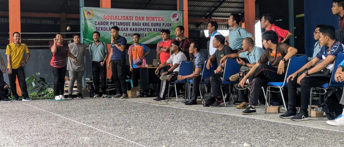 Petanque Masuk Sekolah: 38 Guru Olahraga SD Dibekali Ilmu Melatih Atlet Muda