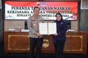 Permudah Pelayanan, Polres Jepara Jalin Kerjasama dengan PT Pos Indonesia