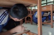 Pengenalan Sekolah, SMPN 7 Batang Gelar Simulasi Gempa