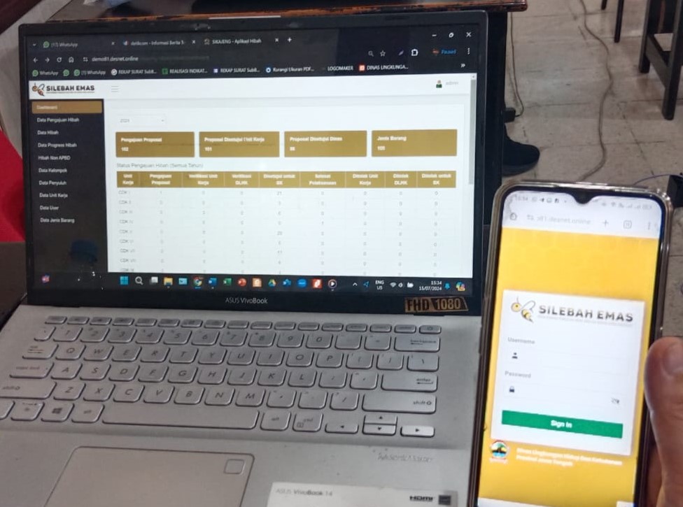 Inovasi “SiLebah Emas”, Cara DLHK Jateng Pangkas Proses Ajukan Hibah