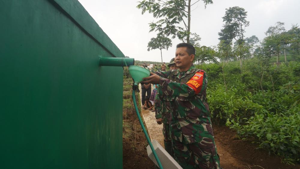 Bak Penampungan Air Bersih di Desa Pacet Siap Dioperasionalkan