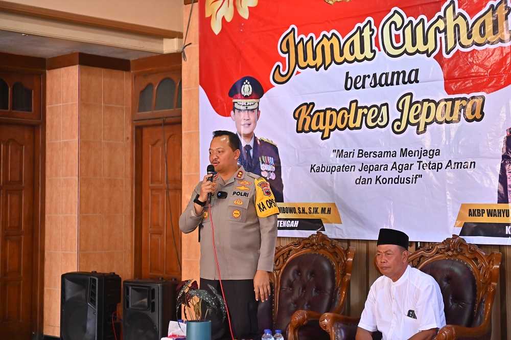 Jumat Curhat, Langkah Polisi Jepara Ciptakan Pilkada Damai