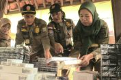 Operasi Gabungan, Petugas Sita 10.820 Batang Rokok Ilegal