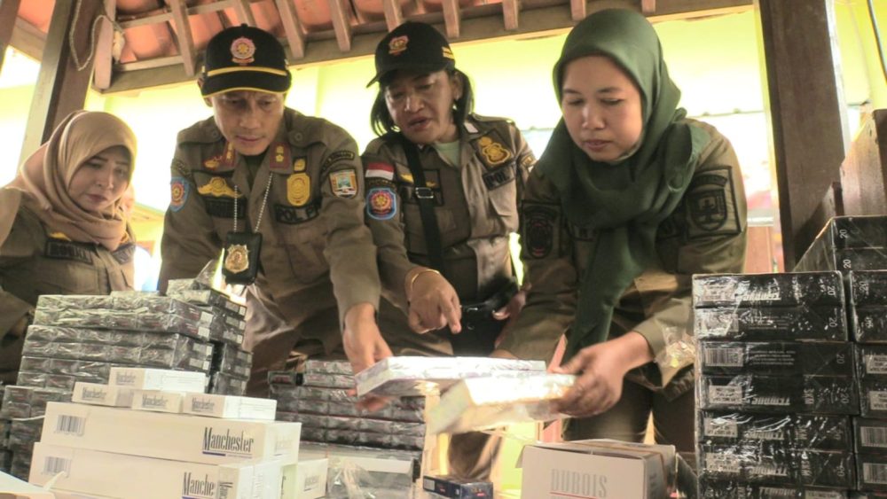 Operasi Gabungan, Petugas Sita 10.820 Batang Rokok Ilegal