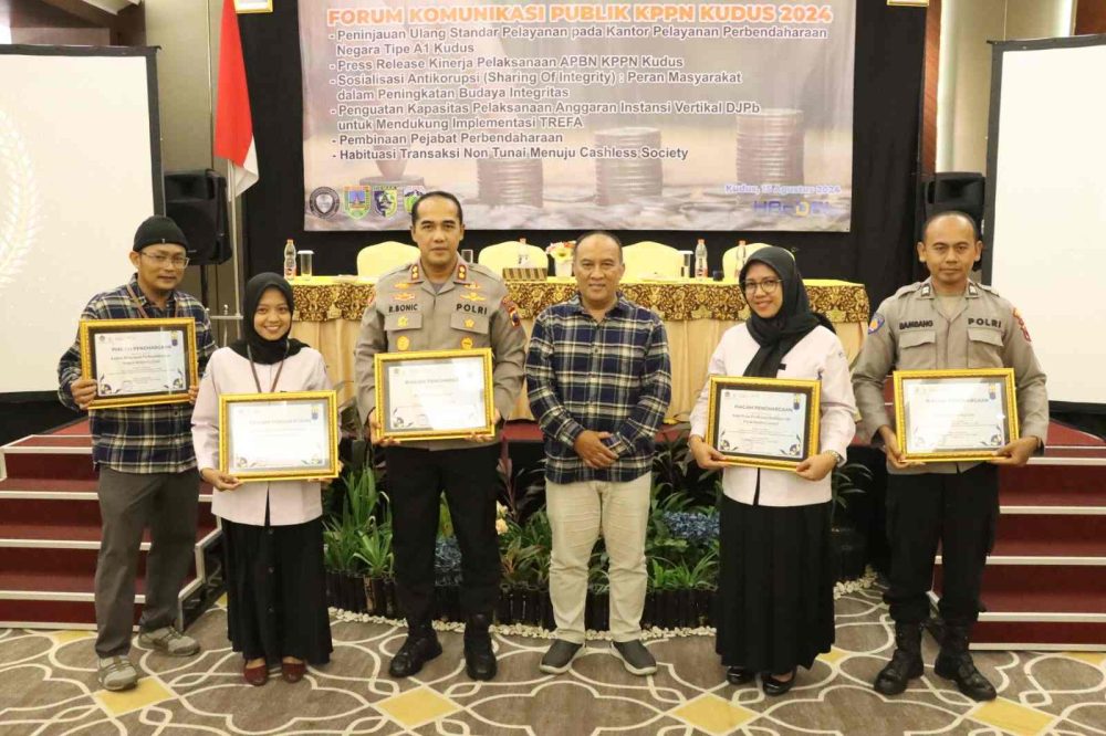Raih Peringkat Pertama Penghargaan dari KPPN Kudus, Ini Pesan Kapolres Jepara