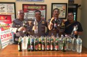 Polisi Sita Puluhan Botol Miras Saat Pengamanan Pertunjukan Orkes Dangdut