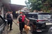 Datangi KPU, Unit Satwa Polres Jepara Gelar Patroli dan Sterilisasi