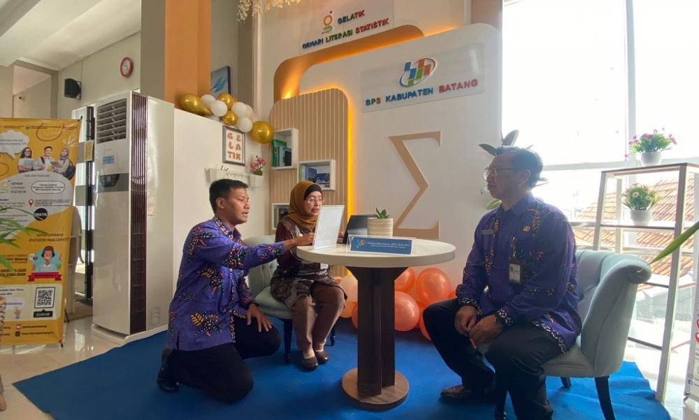 BPS Batang Launching Literasi Statistik dan Pengenalan Gelatik