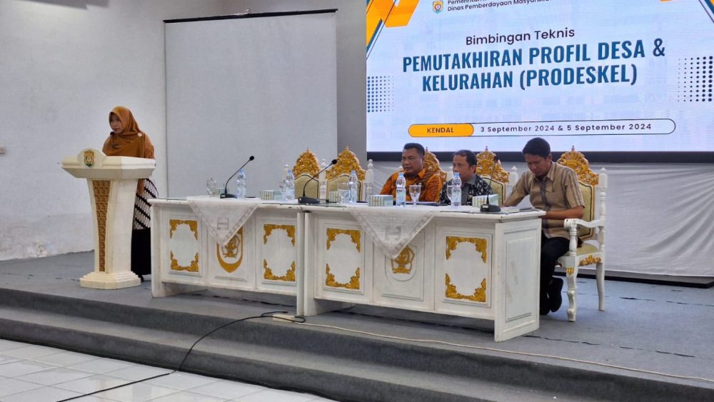 Dispermades Kendal Dorong Pemerintah Desa dan Kelurahan Mutakhirkan Profil