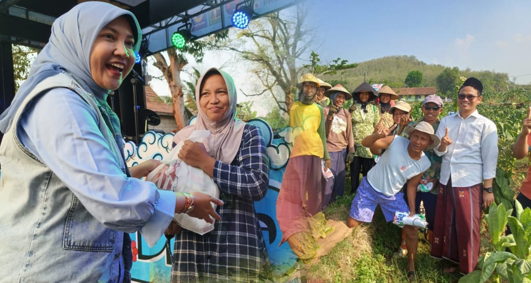 Serap Aspirasi Masyarakat, Vivit-Gus Umam Gelar Panggung Rakyat dan Blusukan ke Petani Tembakau