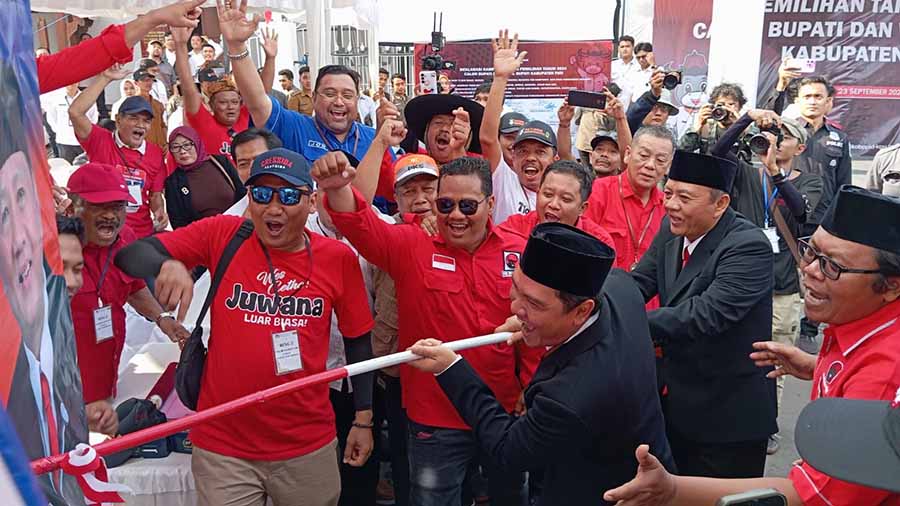 Dapat Nomor Urut 2, Wahyu-Suharyono Optimistis Raih Kemenangan di Pilkada Pati 2024
