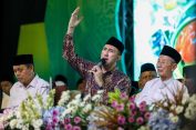 Meski Hujan, Jateng Bersolawat Hari Santri 2024 di Blora Makin Khidmat
