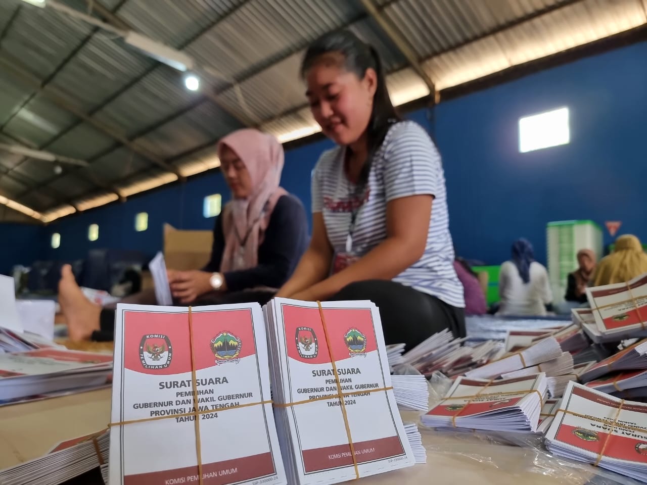 KPU Jepara Mulai Pelipatan 945 Ribu Surat Suara untuk Pilkada 2024