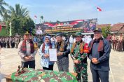 Hadiri Pembukaan TMMD, Kapolres Jepara Tekankan Soliditas dan Sinergitas TNI-Polri