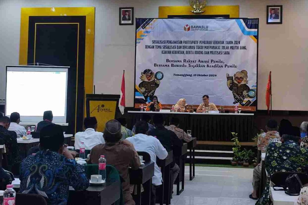 Tokoh Masyarakat dan Parpol di Temanggung Deklarasi Tolak Politik Uang