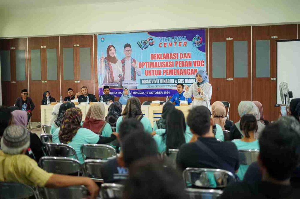 Relawan VDC Deklarasi Dukung Vivit-Umam di Pilkada Rembang