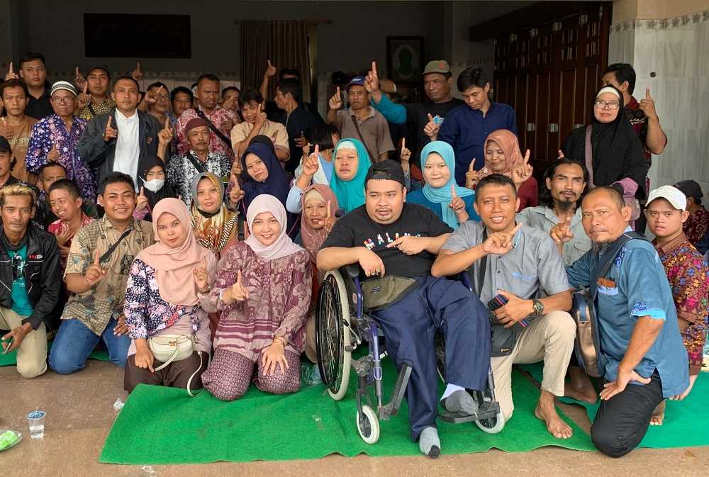 Komunitas Disabilitas Deklarasi Dukung Vivit-Umam di Pilkada Rembang