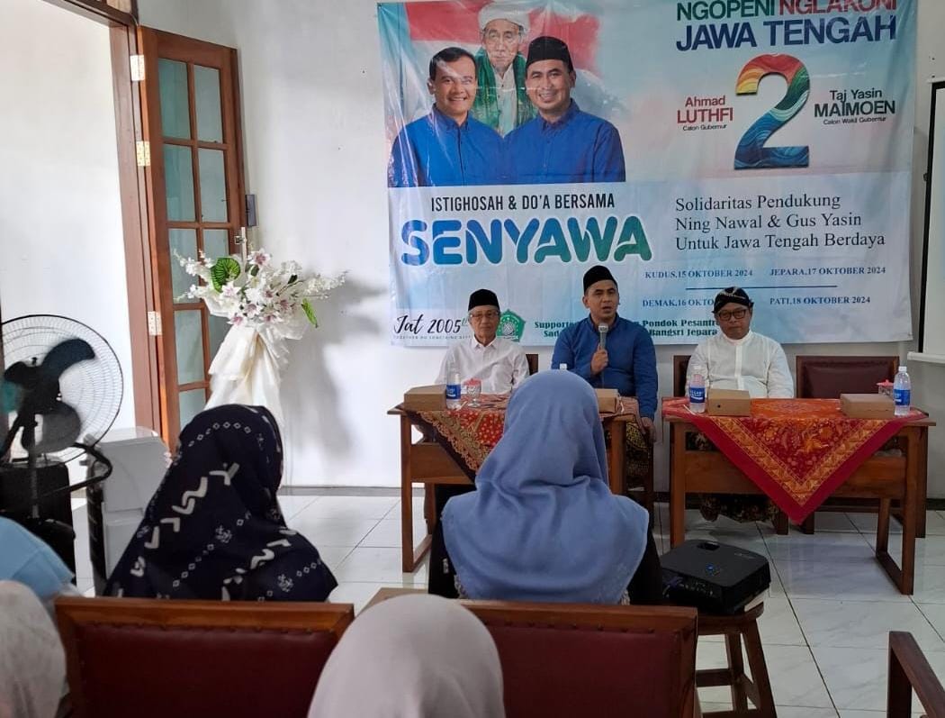 Hadiri Istighatsah, Gus Yasin: Santri Mestinya Pilih Gus Nung sebagai Bupati Jepara