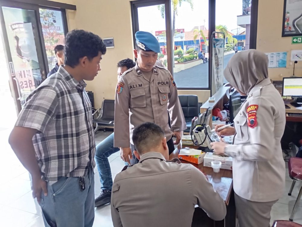 11 Personel Polres Jepara Jalani Tes Urine, Ini Hasilnya