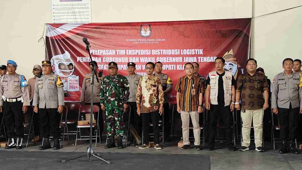 Polres Klaten Kawal Distribusi Logistik Pilkada 2024 ke 26 Kecamatan